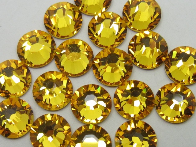 1 gross 6ss SUNFLOWER HOTFIX European Rhinestones